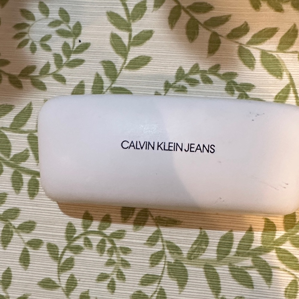 Calvin Klein Jeans White Eyewear Case